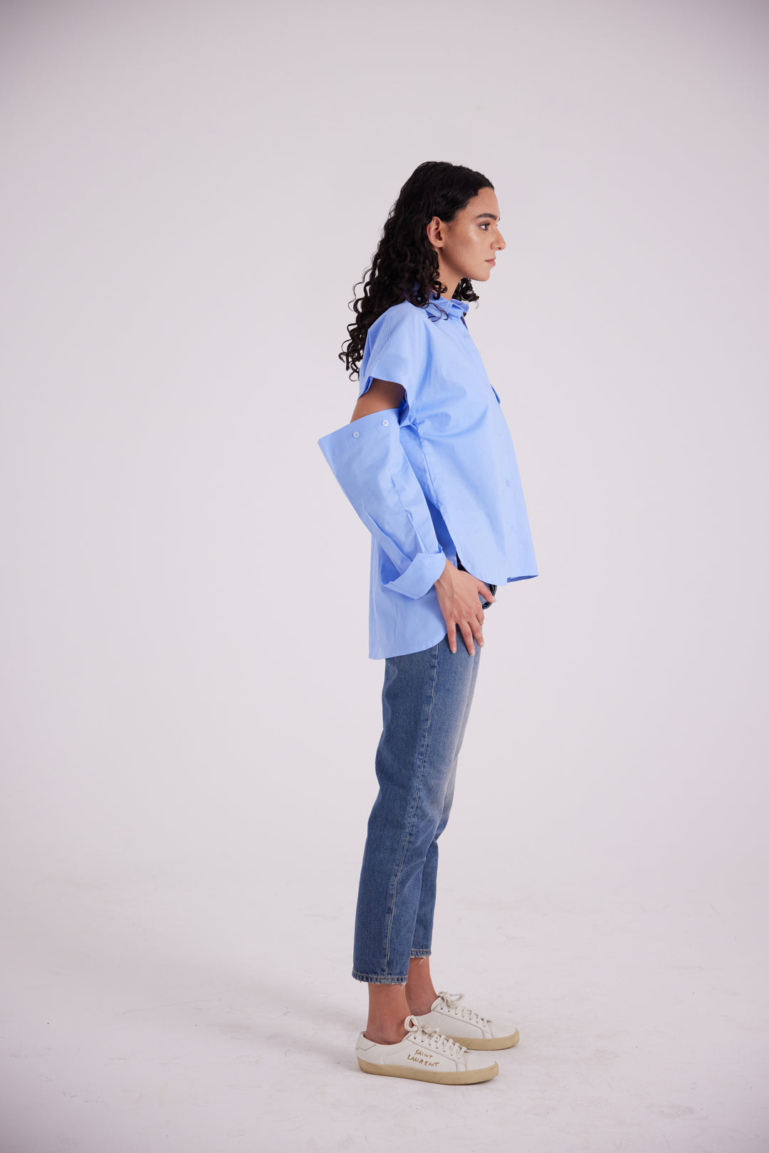 Blue 3 ways shirt