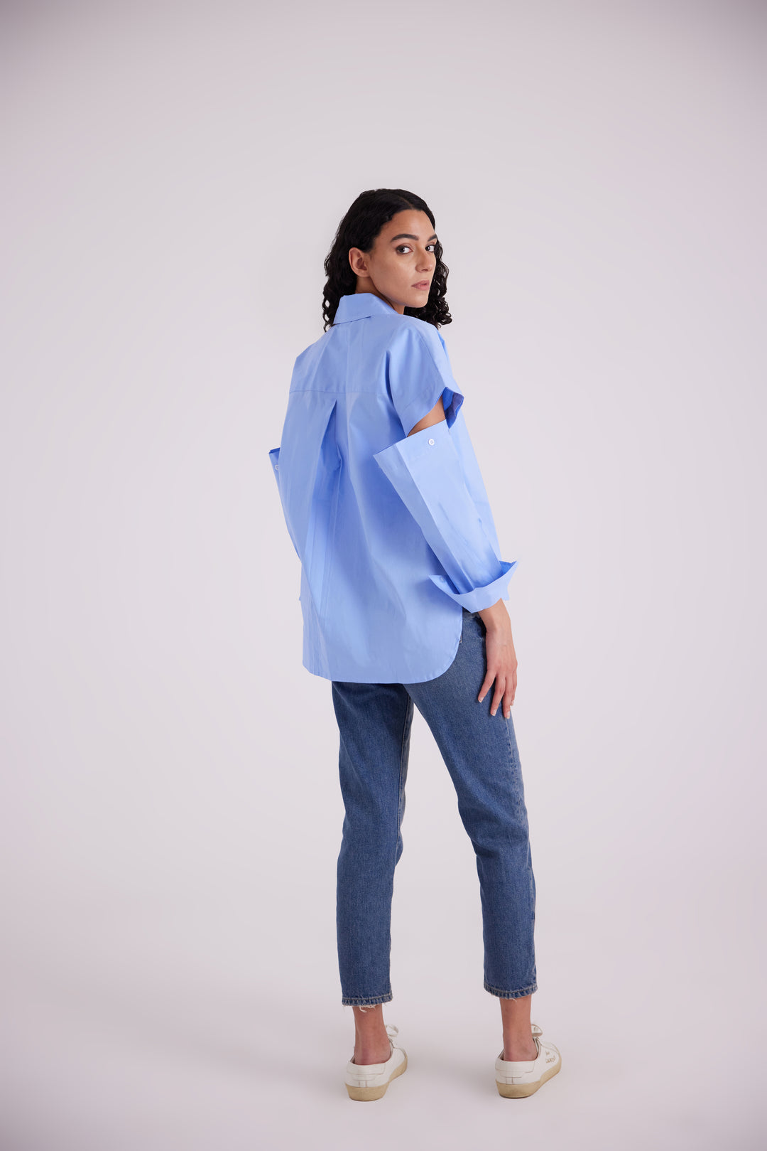 Blue 3 ways shirt