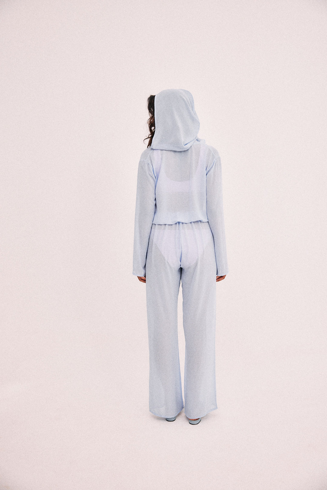 Day or night jumpsuit in light blue